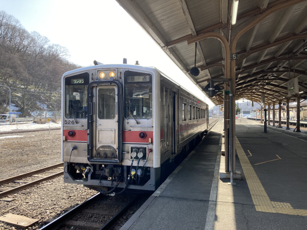 釧網本線の車両。キハ54形気動車。