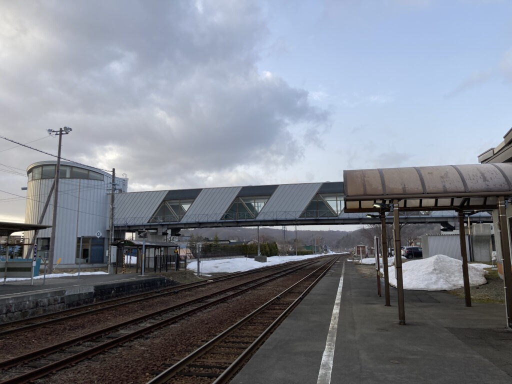 栗山駅ホーム