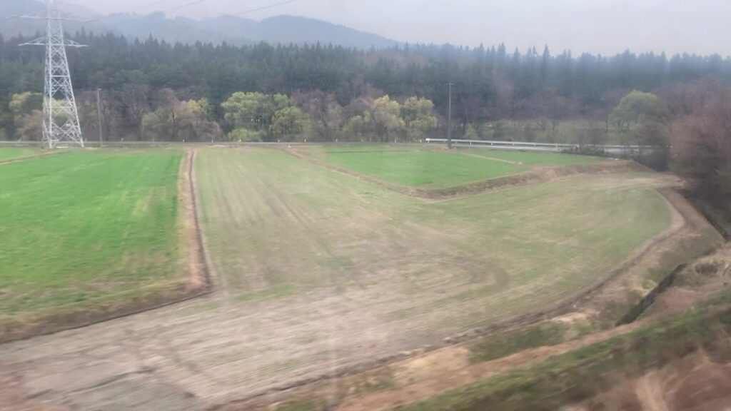 田園風景(岩沢・横川目駅間)