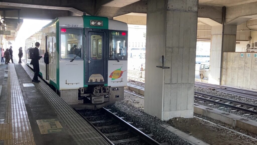 キハ110系気動車(古川駅にて)