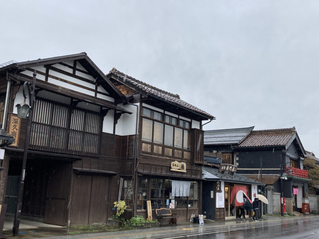 七日町通りの建物群