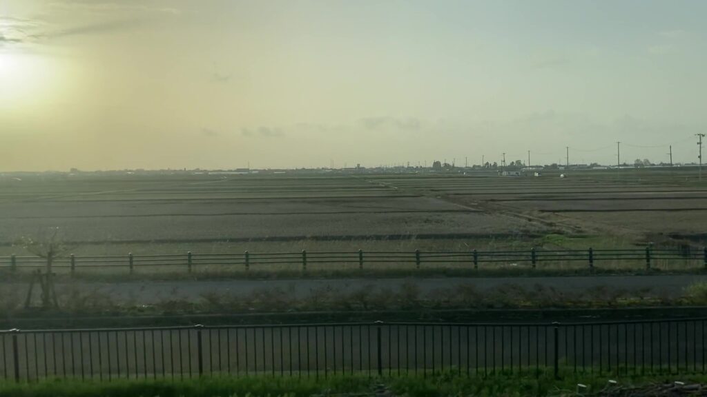 新潟らしい田園風景(矢代田駅付近)