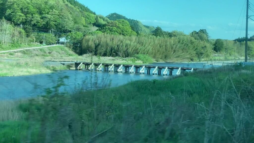 沈下橋の平山橋