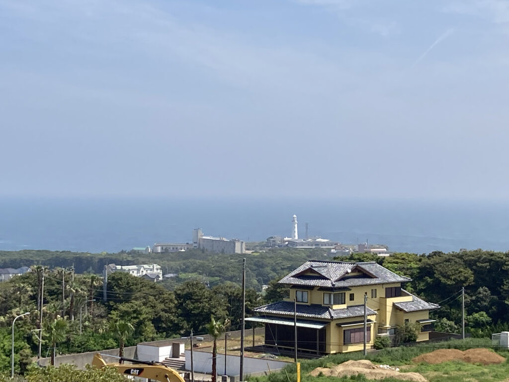 展望台から見る犬吠埼