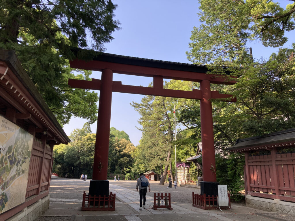 氷川神社の三の鳥居