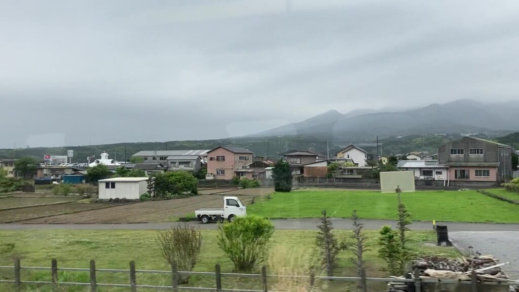 富士山(愛鷹山)の裾野(岩波・裾野駅間)