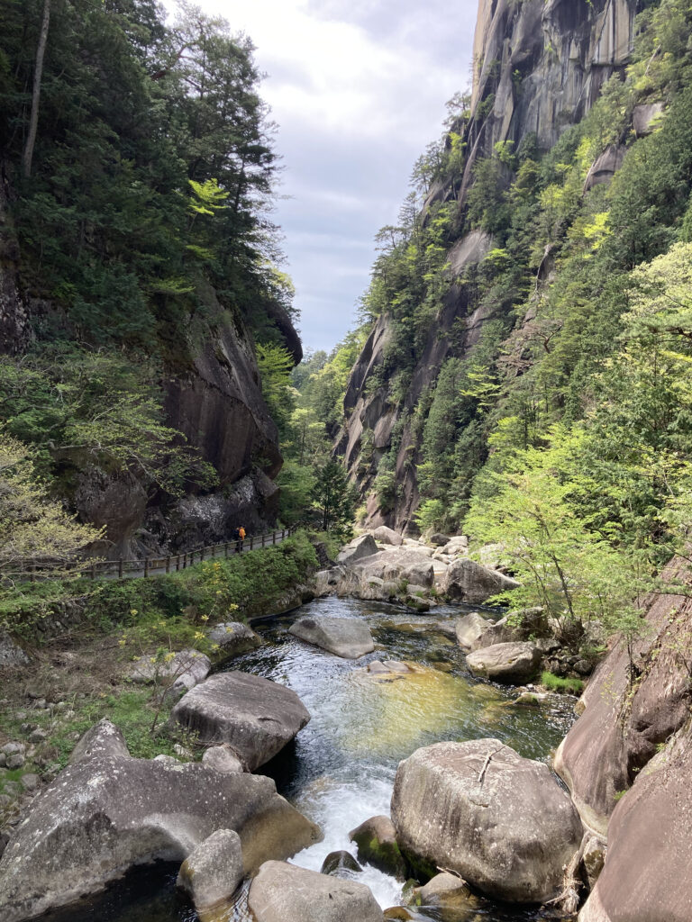 昇仙峡の眺め