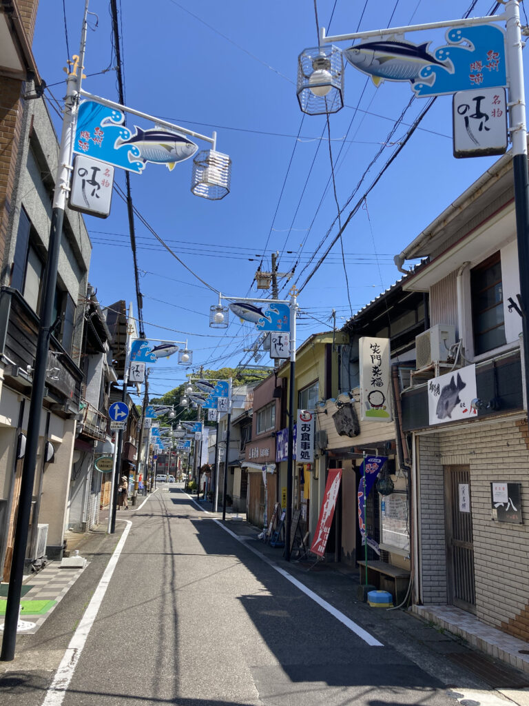 紀伊勝浦の街並み