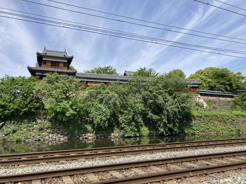 郡山城跡の外観