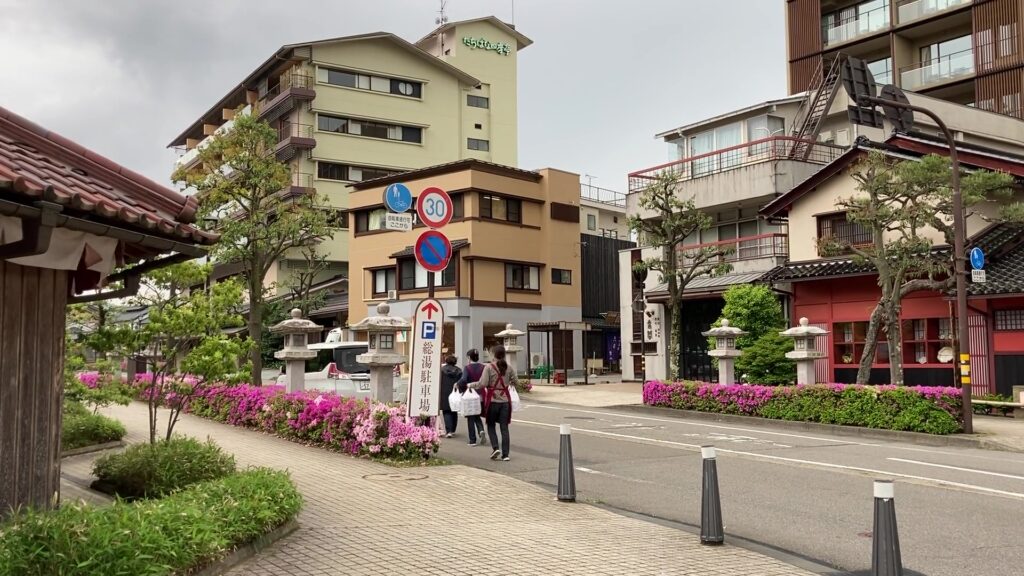 山代温泉の温泉街