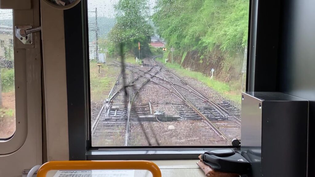 福塩線との分岐部(塩町駅付近)