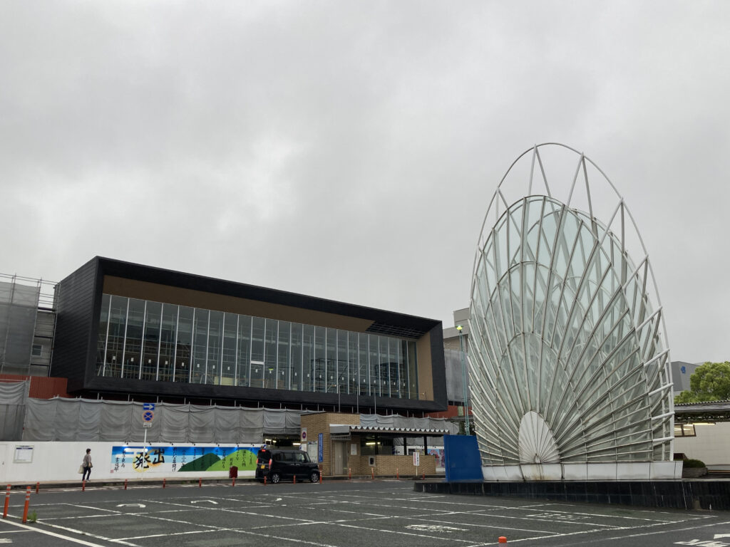 米子駅の新駅舎(建設中)