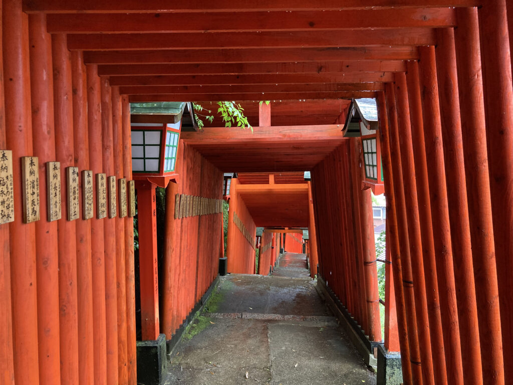 太鼓谷稲成神社の千本鳥居