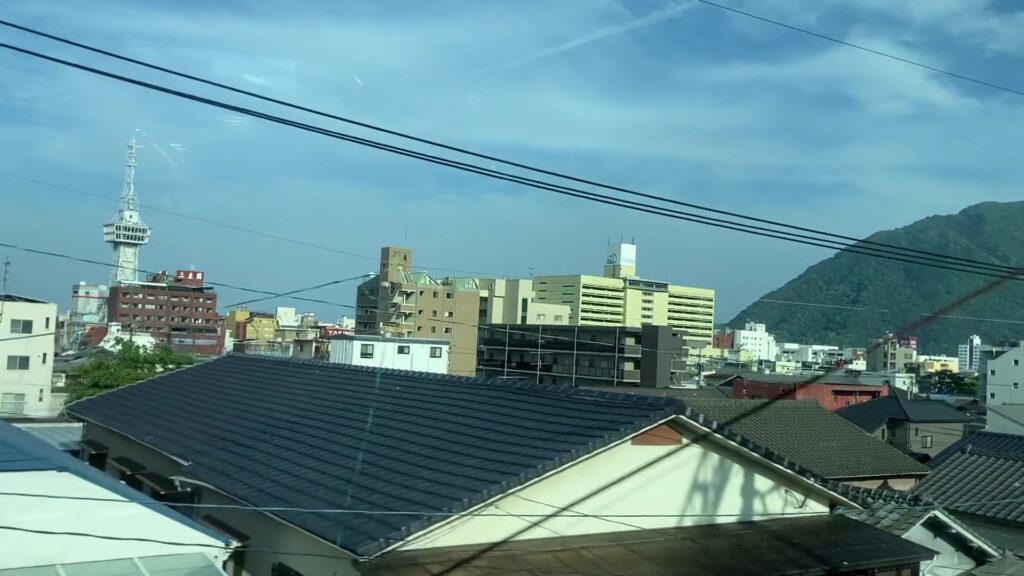 別府市内の風景