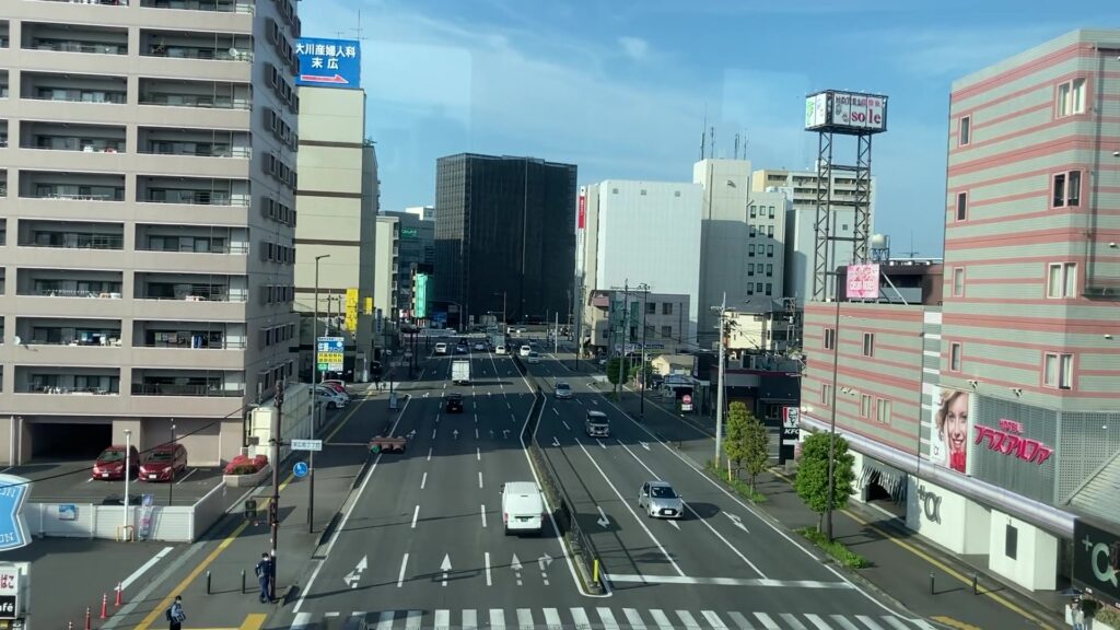 大分市中心部