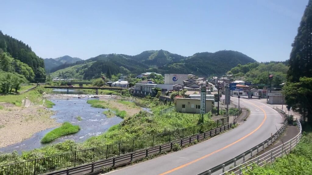 直川駅付近