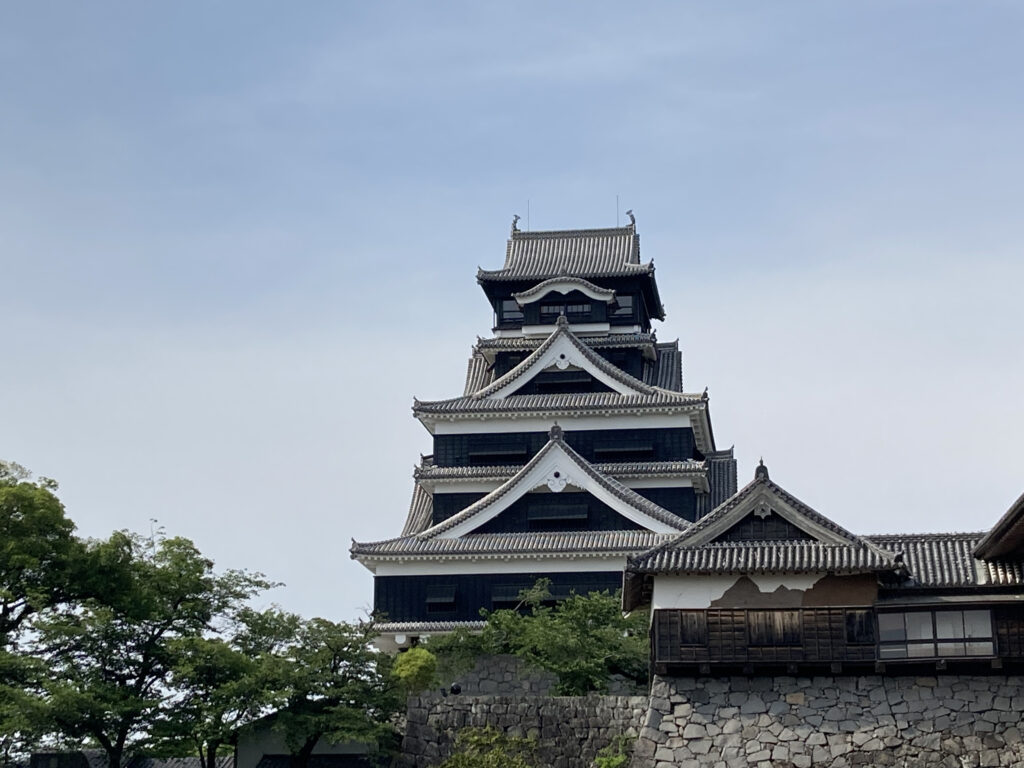 熊本城の天守側面