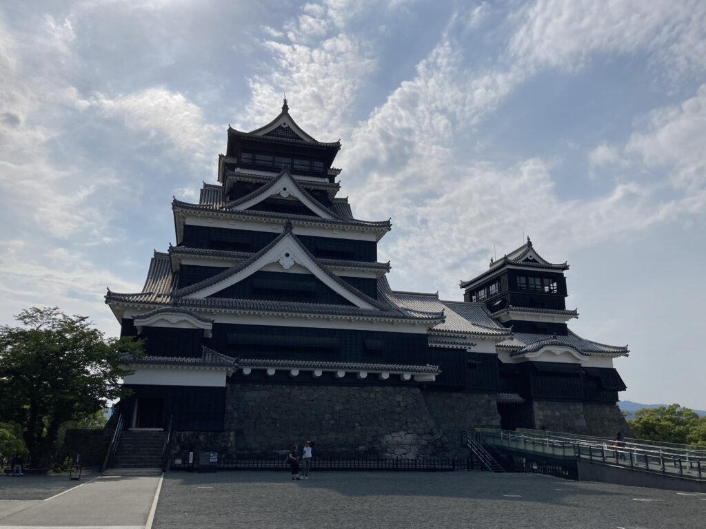 熊本城の天守閣