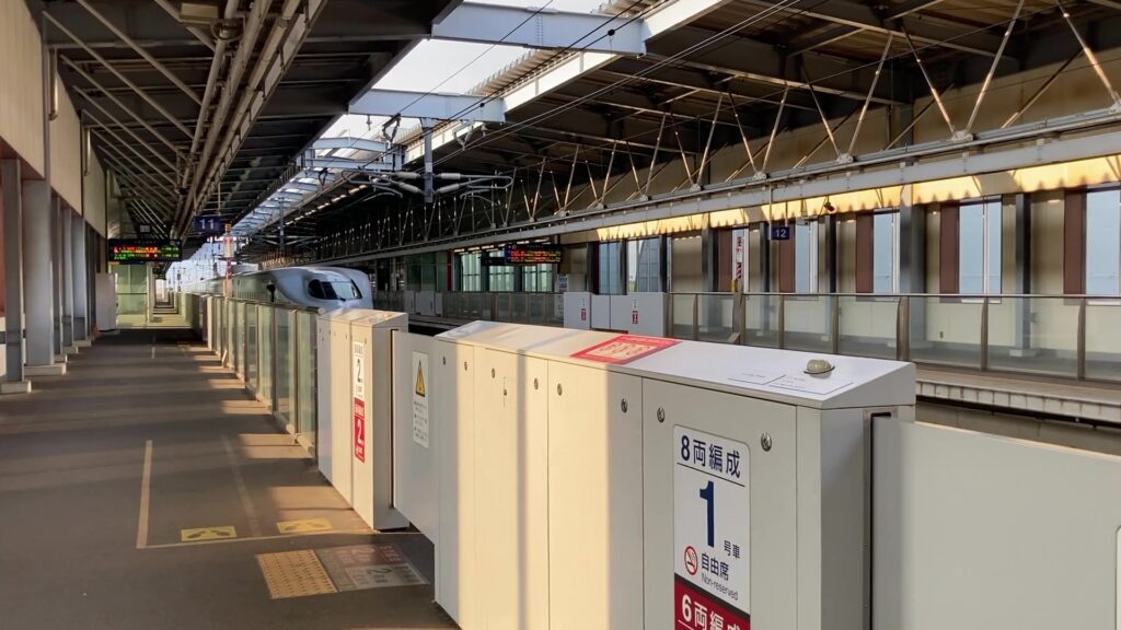 久留米駅の新幹線ホーム