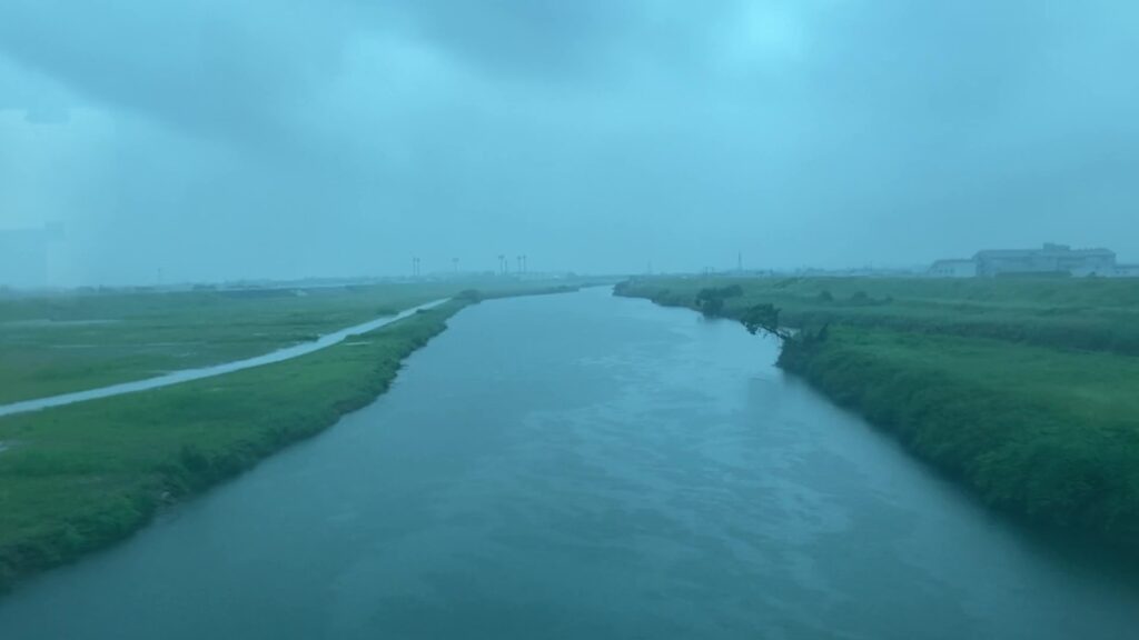 嘉瀬川(鍋島・久保田駅間)